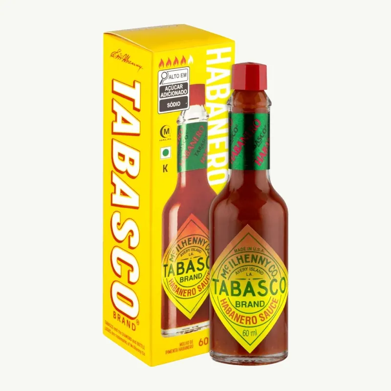 Molho de Pimenta Tabasco Habanero 60ml