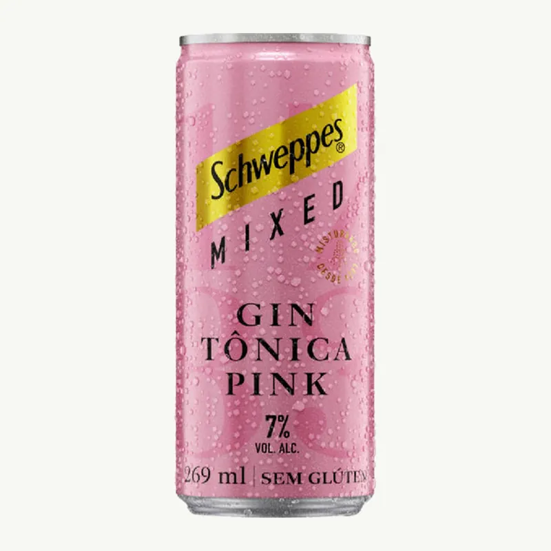 Schweppes Mixed Gt Pink Lata 269ml