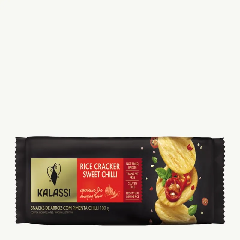 Snack Tai Kalassi Rice Crackers Sweet Chilli 100g