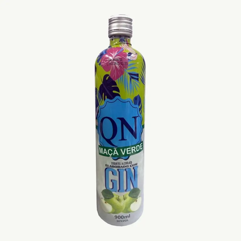 Gin Qn Maçã Verde 900ml