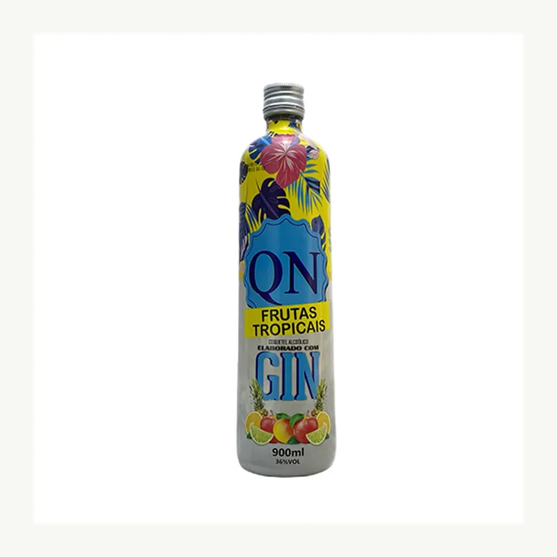 Gin Qn Sabores 900ml Frutas Tropicais 900ml