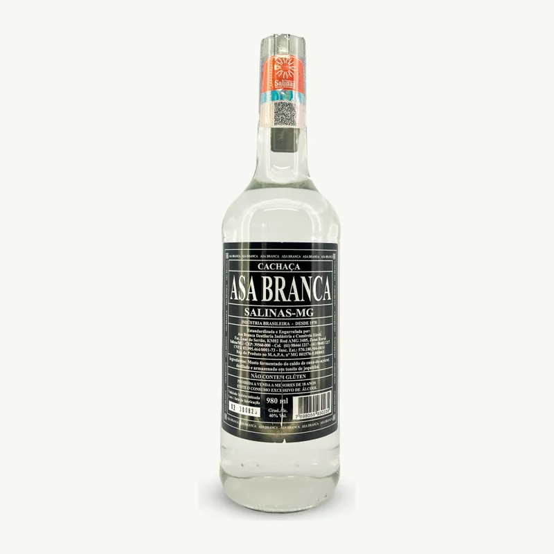 Cachaça Asa Branca Prata Jequitiba 980ml