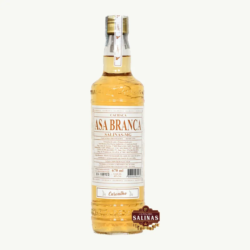 Cachaça Asa Branca Carvalho 670ml