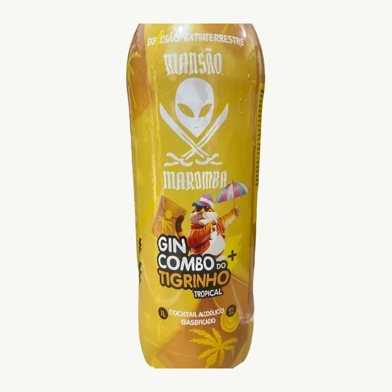 Gin Combo Tigrinho Tropical Mansao Maromba 1L - un Ou CX6