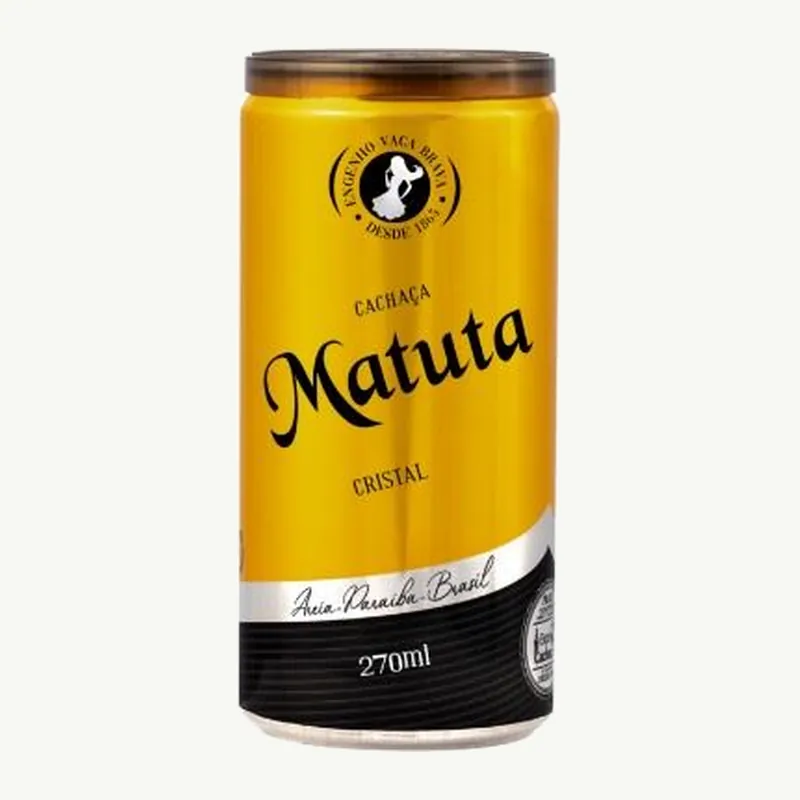 Cachaça Matuta 350ml Caipirinha Lata