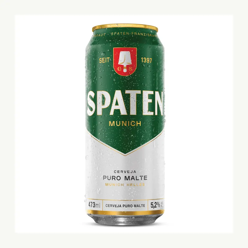 Cerveja Spaten 473ml Lata - Pack12 - Gelada