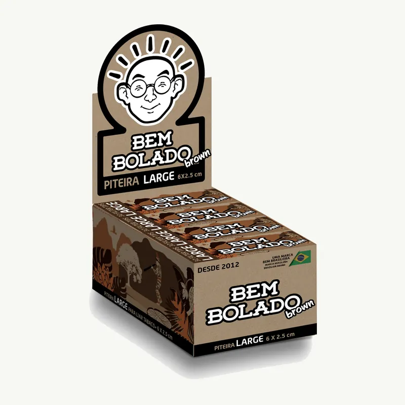 Piteira Bem Bolado Brown Large - CX24