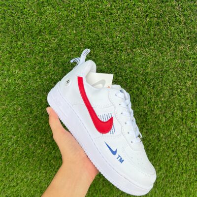 Nike Air Force Branco/Vermelho