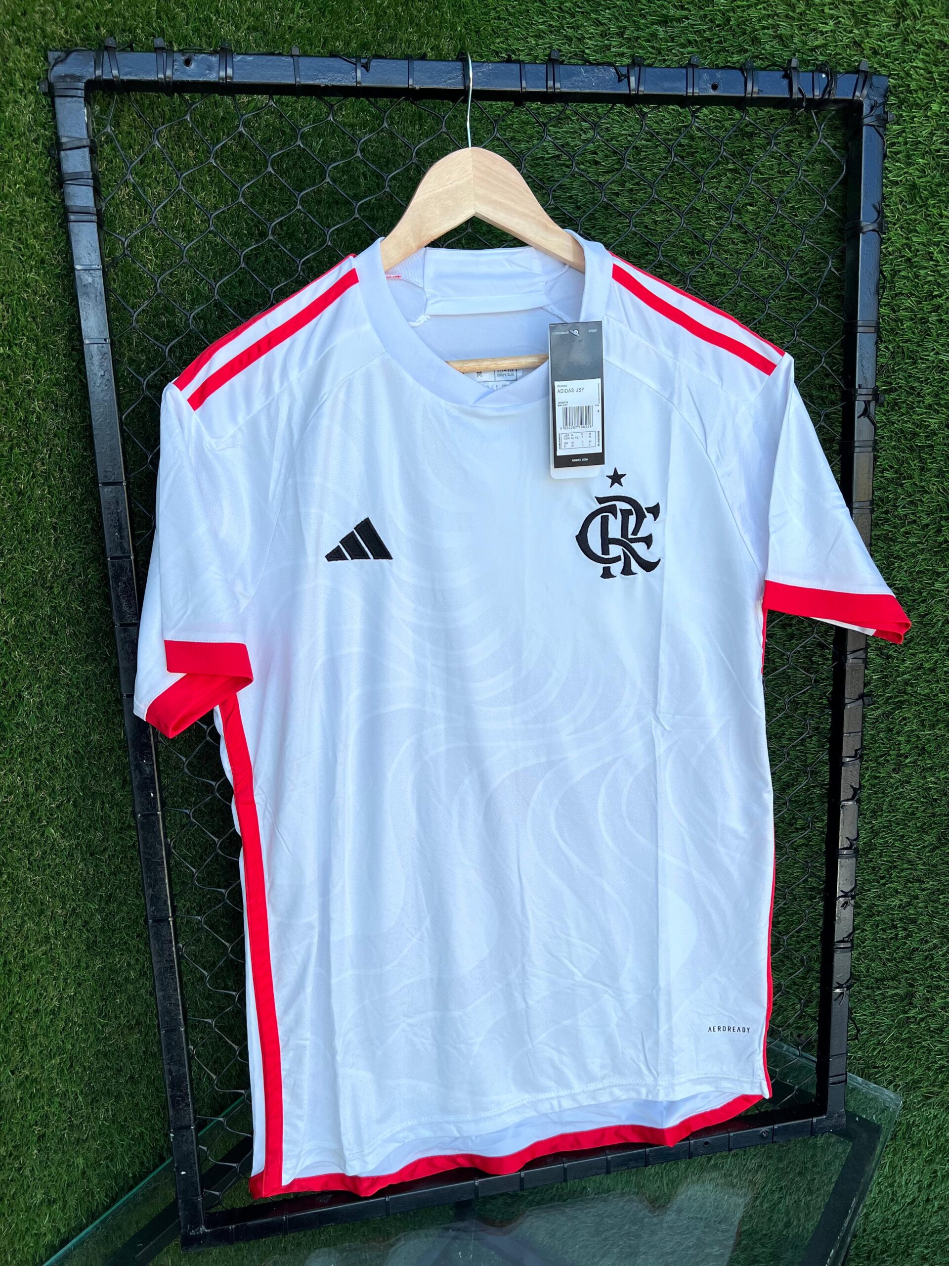 Camisa Flamengo II 24/25 s/n° Torcedor Adidas Masculina - Branco